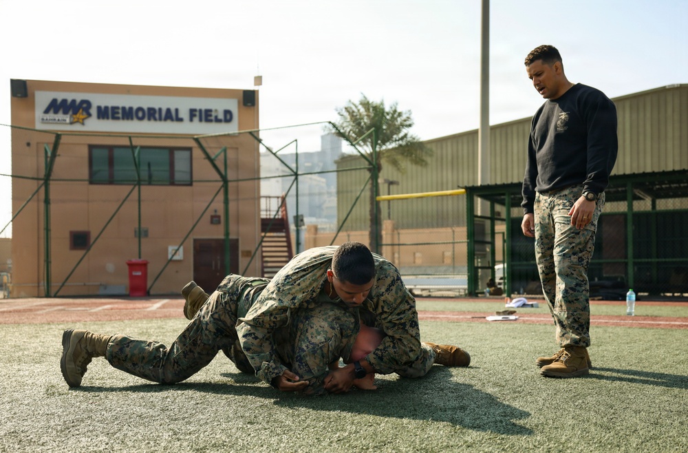 TF 51/5th MEB conducts MCMAP sustainment