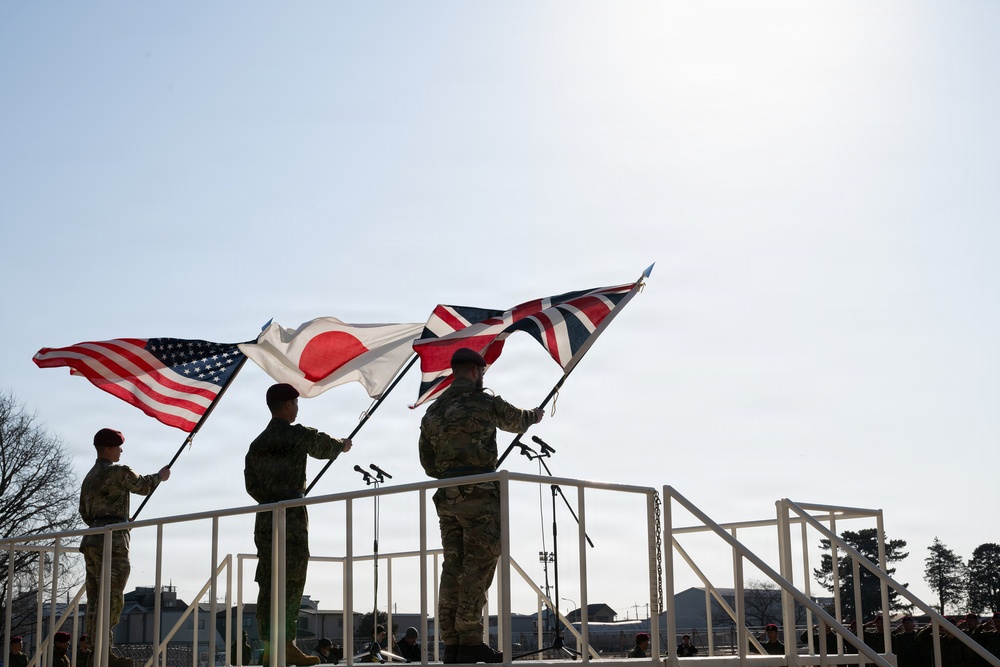 U.S., U.K., Japan Ground Self Defense Force commence Multinational Airborne Exercise