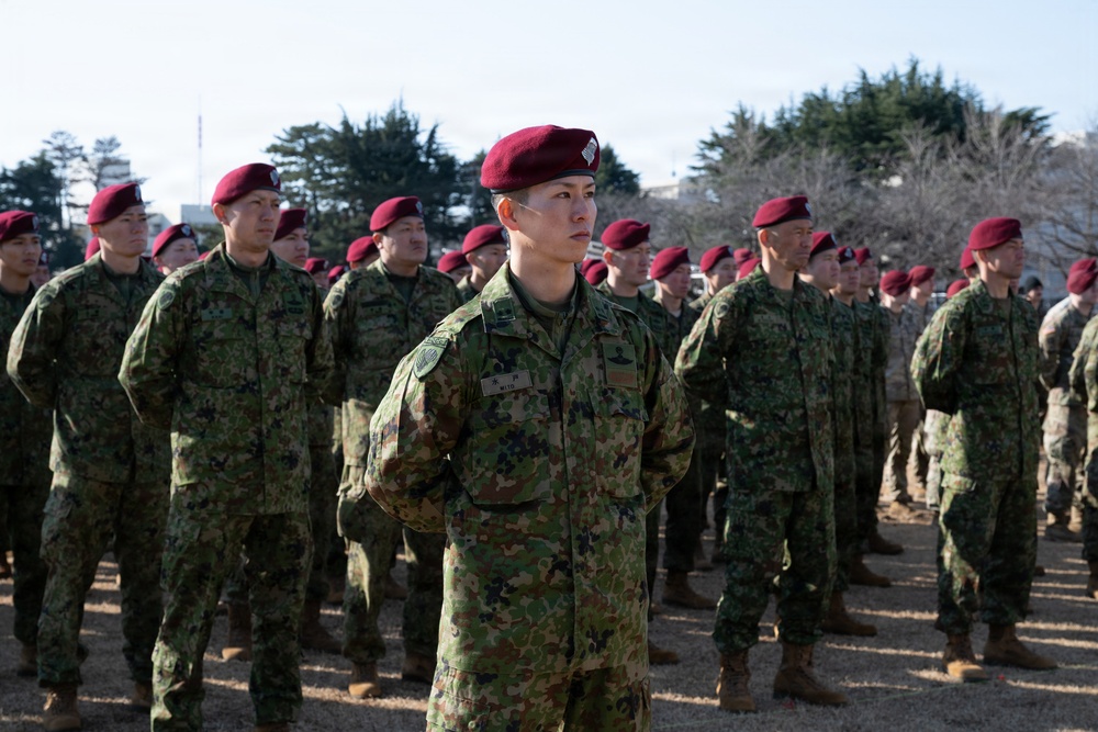 U.S., U.K., Japan Ground Self Defense Force commence Multinational Airborne Exercise
