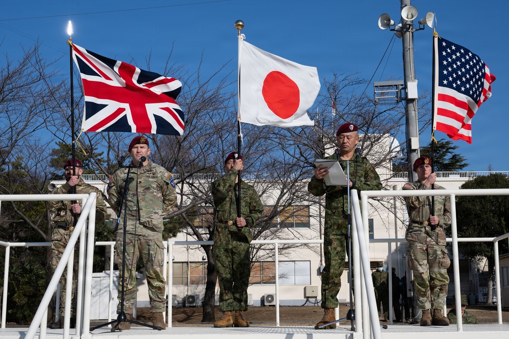 U.S., U.K., Japan Ground Self Defense Force commence Multinational Airborne Exercise