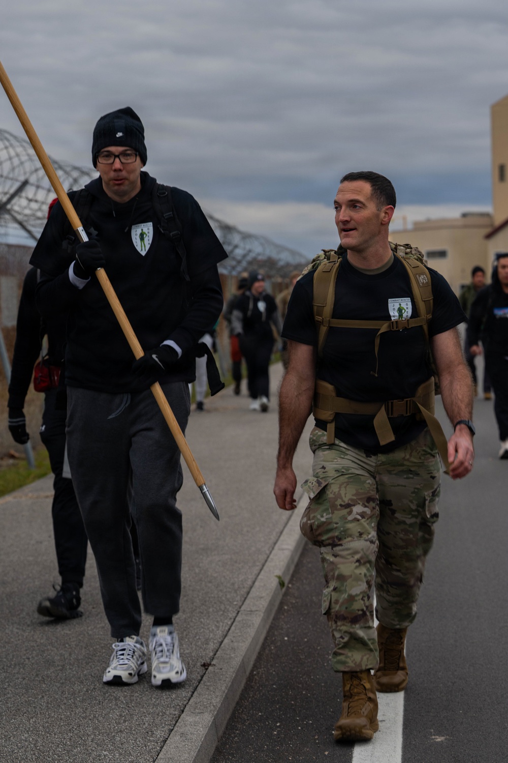 Aviano AB takes part in Jolly 22 memorial ruck