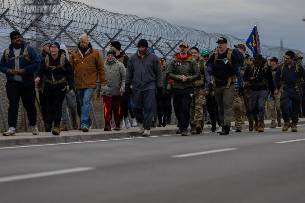 Aviano AB takes part in Jolly 22 memorial ruck