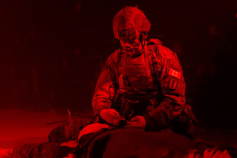 Soldiers Perform Tactical Combat Casualty Care During 2026 Eighth Army Best Medic Competition
