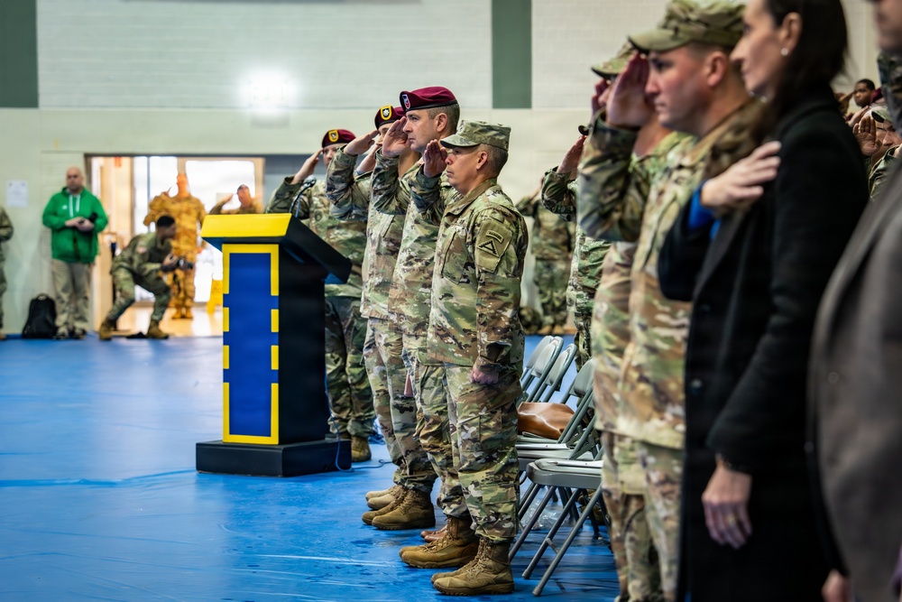 1-91 CAV Reflags to 3-504 PIR During Ceremony at Grafenwoehr Training Area