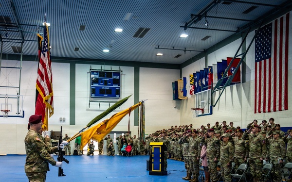 1-91 CAV Reflags to 3-504 PIR During Ceremony at Grafenwoehr Training Area