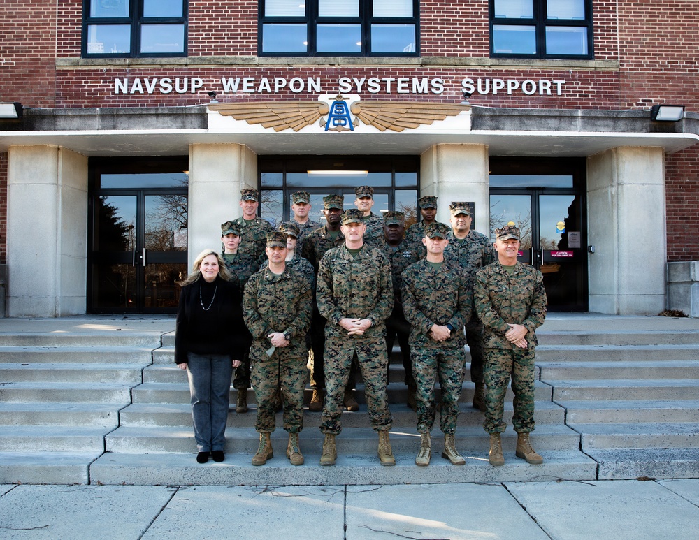 4th Marine Aircraft Wing CG visits NAVSUP Weapon Systems Support