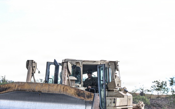 22nd MEU(SOC) | CLB Conducts Anti-tank Ditches and Berm Construction in Puerto Rico