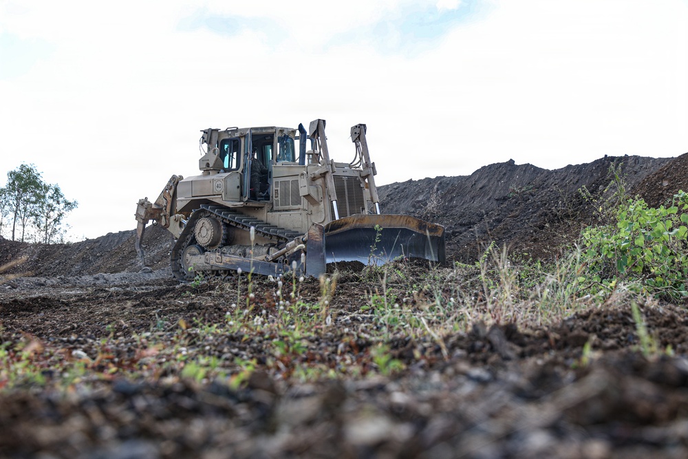 22nd MEU(SOC) | CLB Conducts Anti-tank Ditches and Berm Construction in Puerto Rico