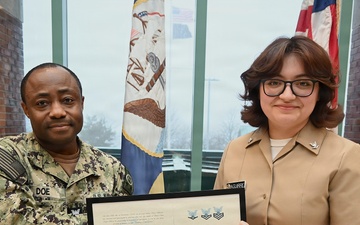 Navy Medicine Readiness and Training Command New England Sailor Promoted