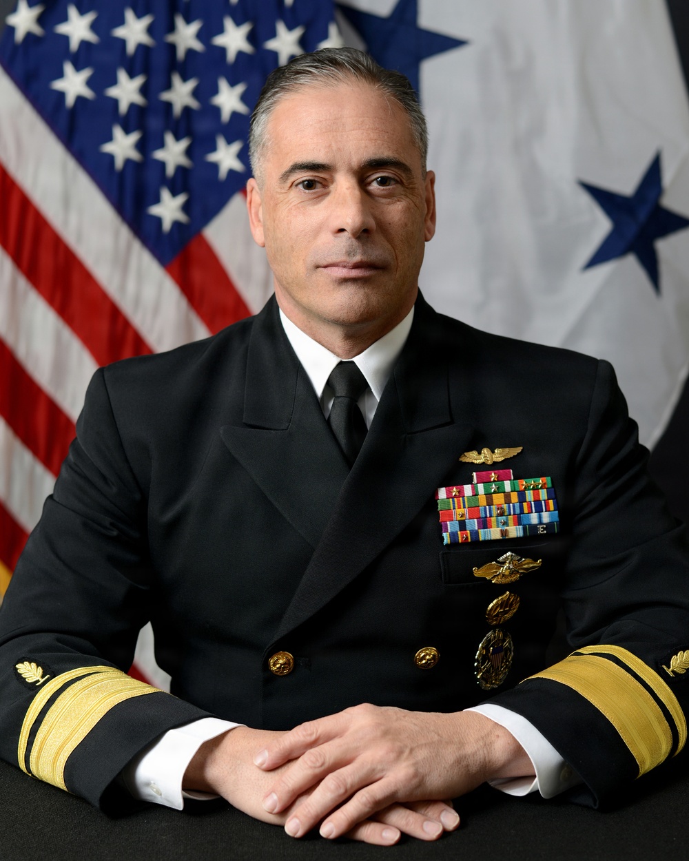 Rear Adm. David Buzzetti Official Portrait