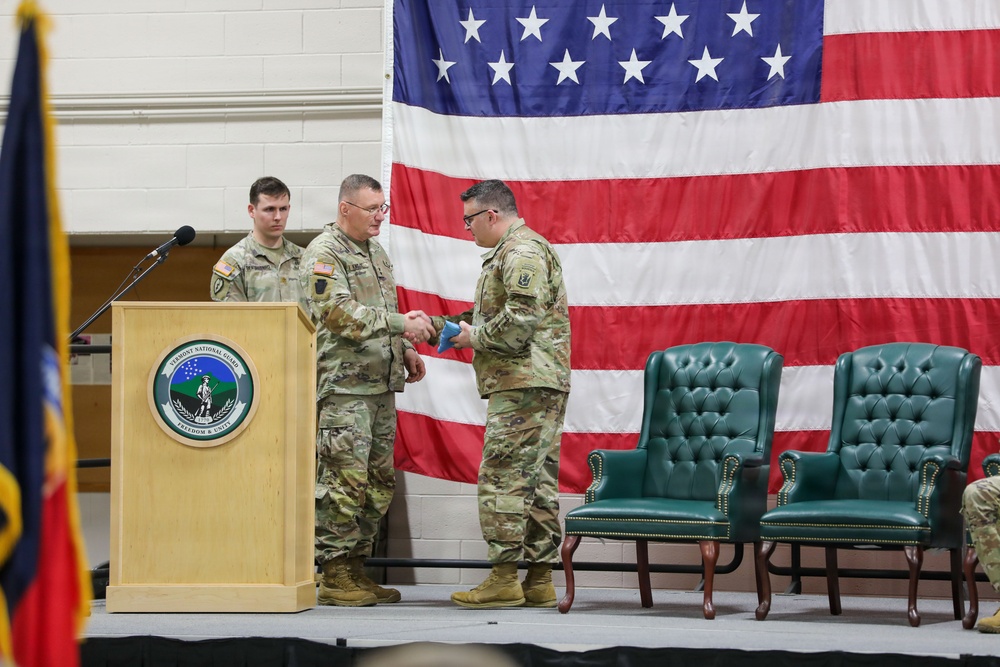 Task Force Alpine performs color-casing ceremony