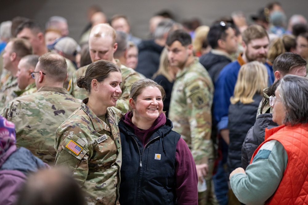 Task Force Alpine performs color-casing ceremony