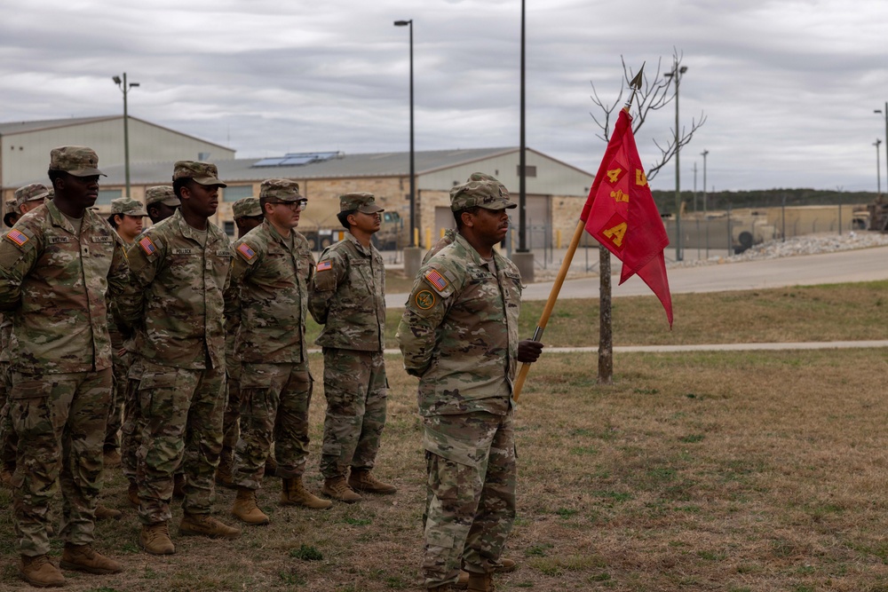 Alpha Battery Change of Responsibility Ceremony