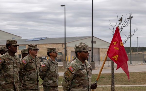 Alpha Battery Change of Responsibility Ceremony