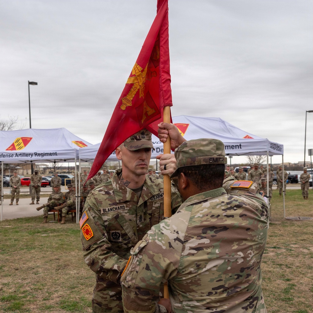 Alpha Battery Change of Responsibility Ceremony