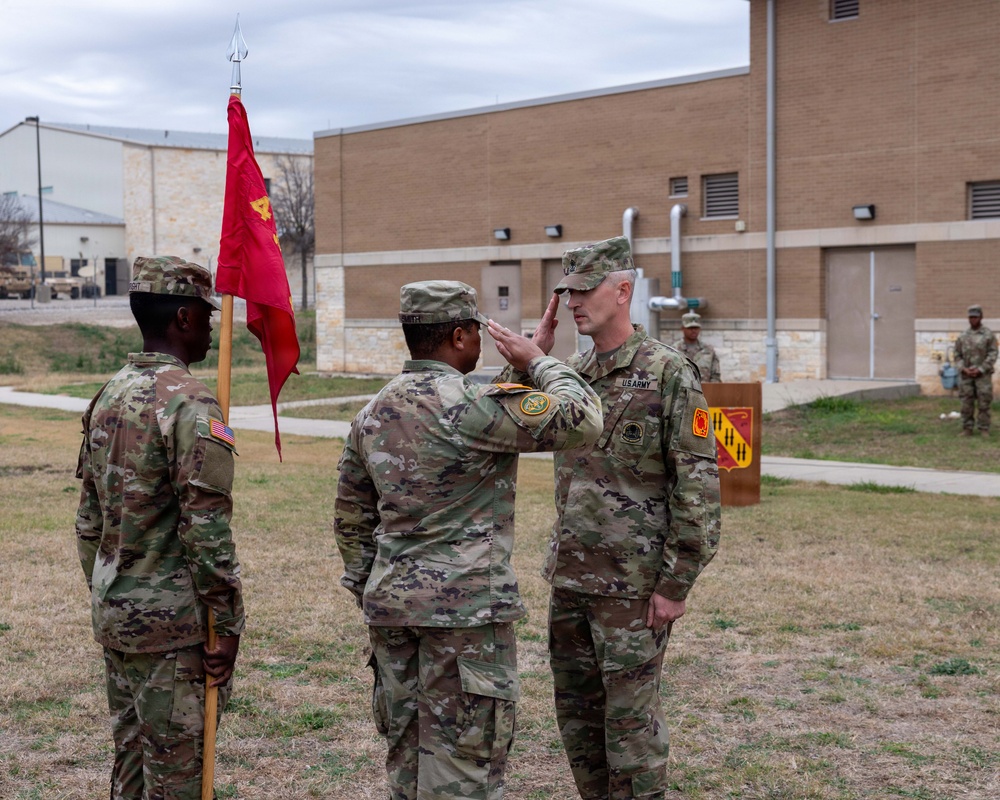 Alpha Battery Change of Responsibility Ceremony