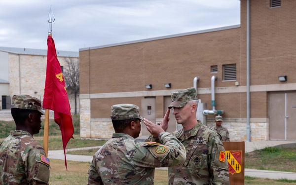 Alpha Battery Change of Responsibility Ceremony