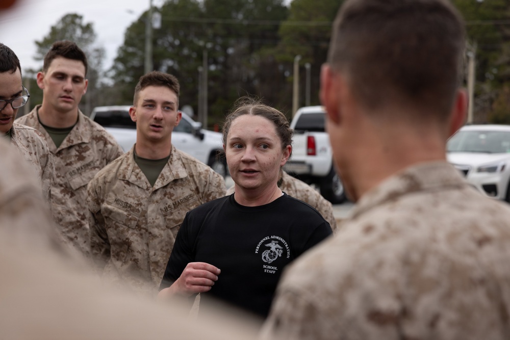 Personnel Administration School participates in an endurance course
