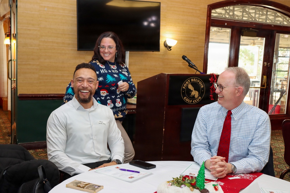 DCAA employees at the HQ Ft Belvoir Holiday Gathering