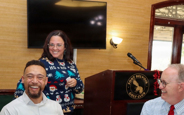 DCAA employees at the HQ Ft Belvoir Holiday Gathering