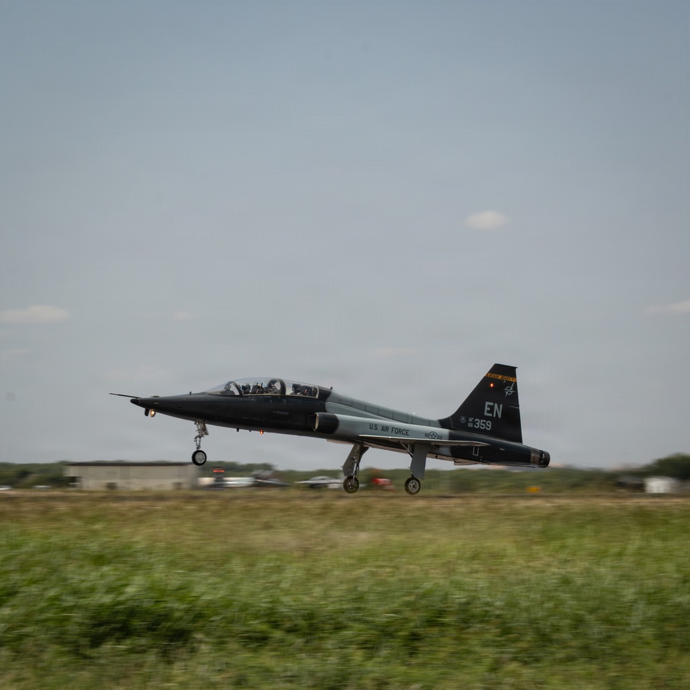 Student Pilots Hone Skills in T-38 Training Sortie