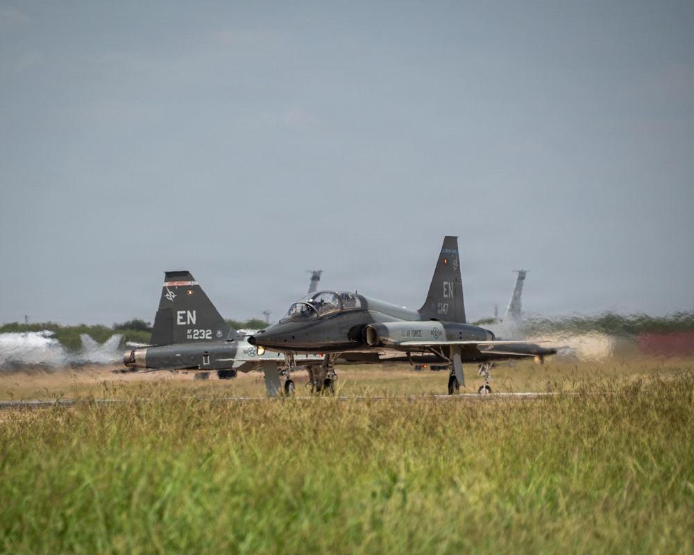 Student Pilots Hone Skills in T-38 Training Sortie