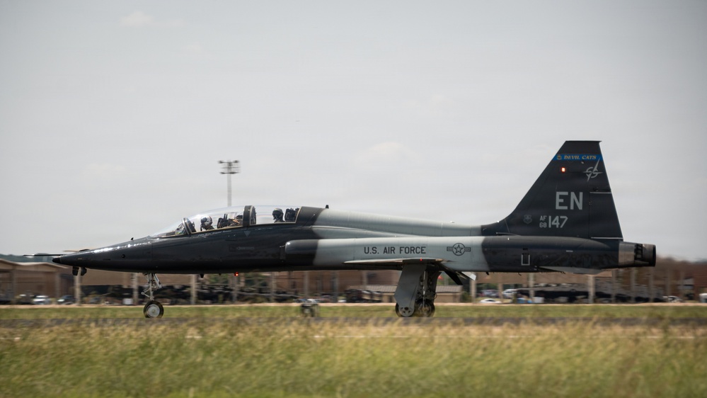 Student Pilots Hone Skills in T-38 Training Sortie