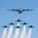 The U.S. Navy Flight Demonstration Squadron, the Blue Angels perform at the Pensacola Beach Air Show