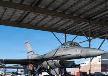 57th Wing Commander Brig. Gen. Lawrence Sullivan flies F-16 sortie