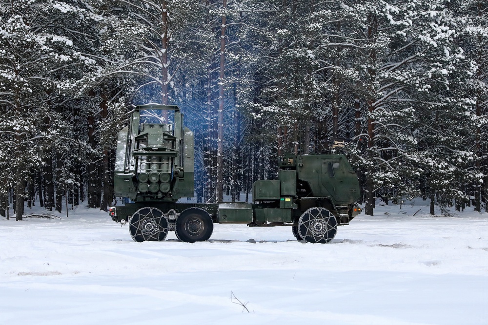 1-14 FAR Conducts HIMARS Training with Lithuanian Armed Forces
