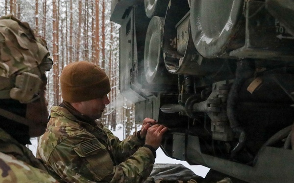 1-14 FAR Conducts HIMARS Training with Lithuanian Armed Forces