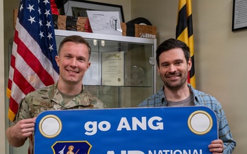 Maryland Air Guard welcomes first inter-service warrant officer