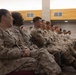 U.S. Marines and Sailors attend 1 Degree of Separation comedy show