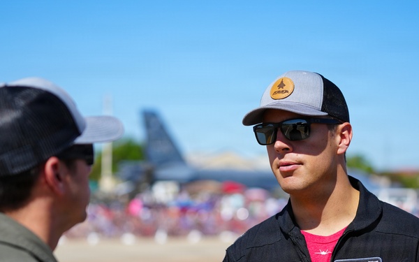 F-22 Raptor Aerial Demonstration Team performs at the Barksdale Air Show 2023