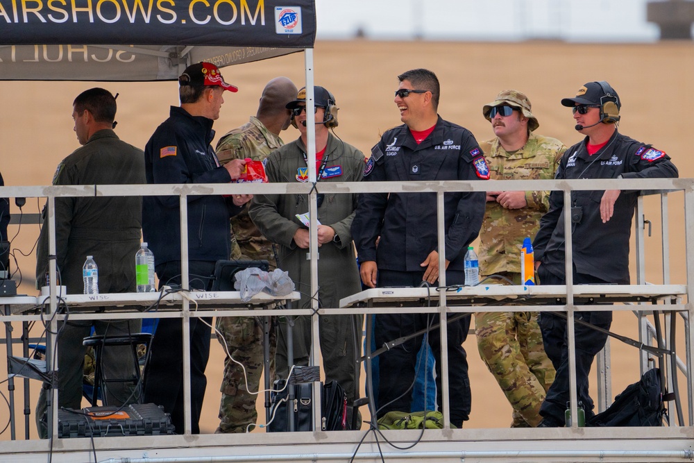 F-22 Raptor Aerial Demonstration Team performs at the Dyess Big Country Air Fest 2023