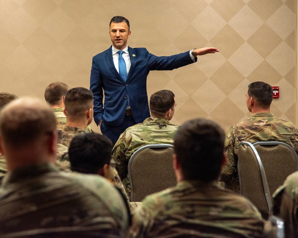 US Rep Yakym visits service members
