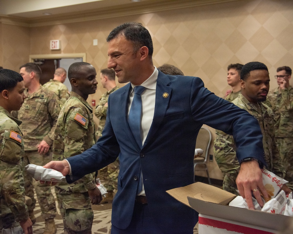 US Rep Yakym visits service members