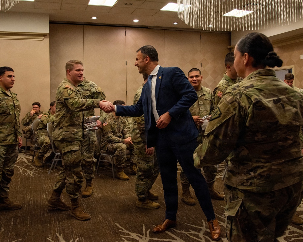 US Rep Yakym visits service members