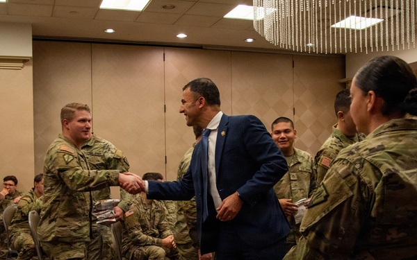 US Rep Yakym visits service members