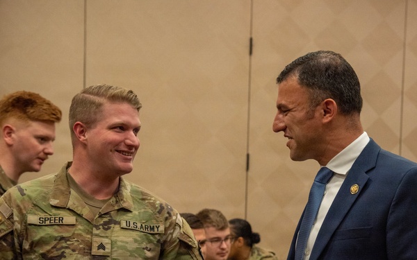 US Rep Yakym visits service members