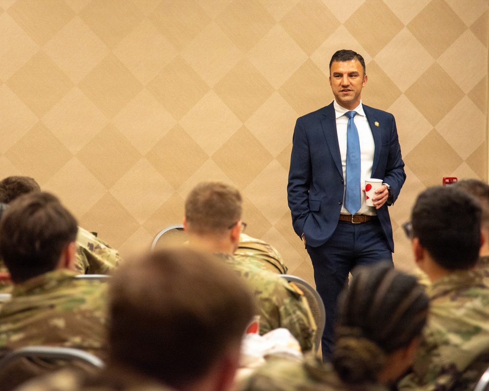 US Rep Yakym visits service members