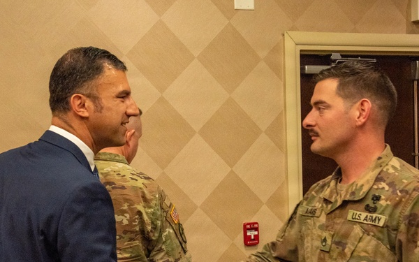 US Rep Yakym visits service members