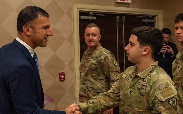 US Rep Yakym visits service members