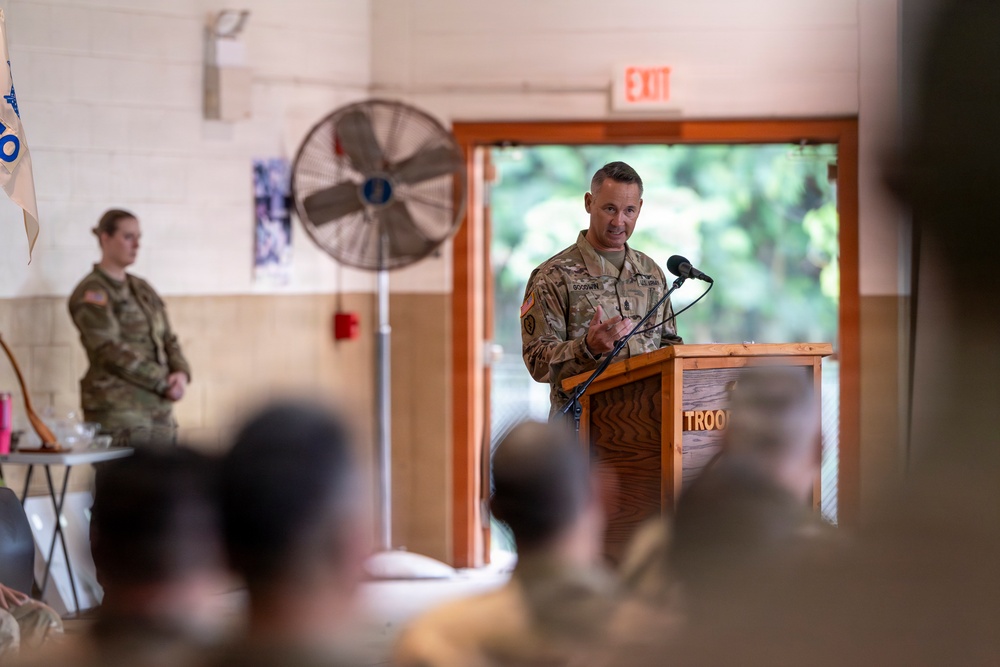 Decades of commitment honored at 103rd troop command change of responsibility ceremony