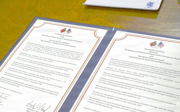 Illinois National Guard, Portugal Formalize New State Partnership Agreement