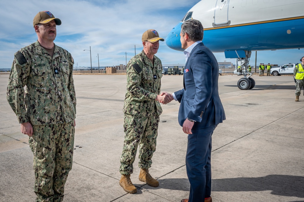 SECWAR Visits NAS JRB Fort Worth