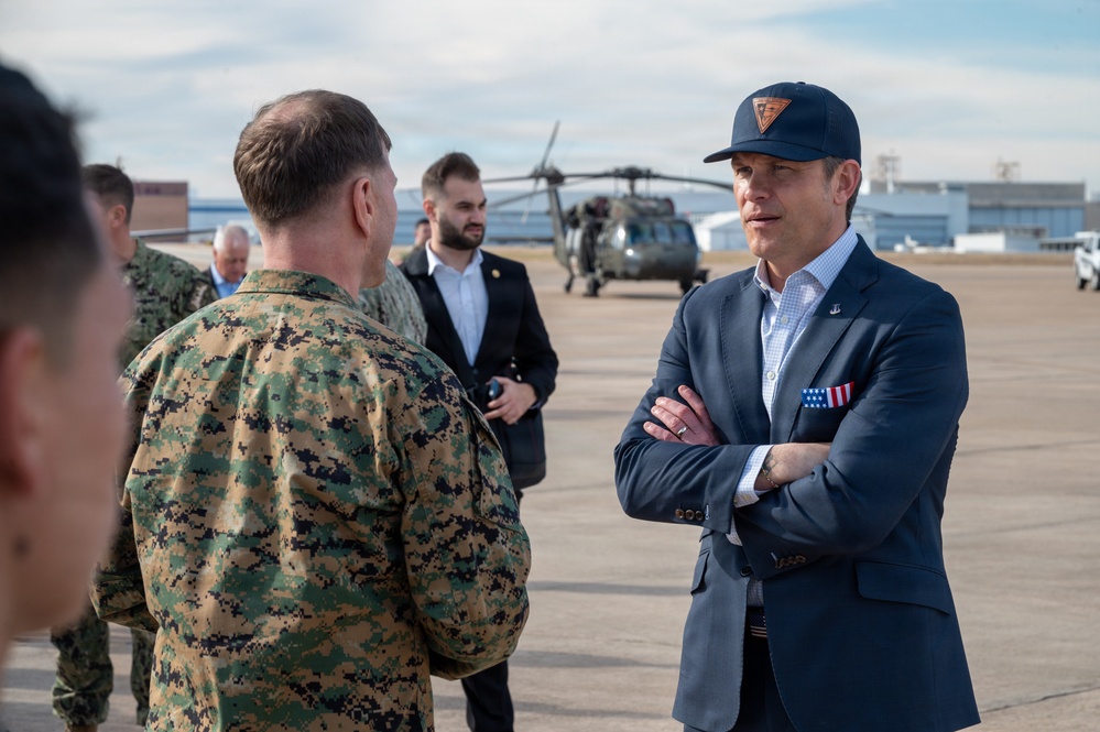 SECWAR Visits NAS JRB Fort Worth