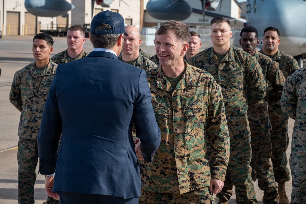 SECWAR Visits NAS JRB Fort Worth