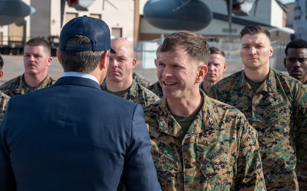 SECWAR Visits NAS JRB Fort Worth