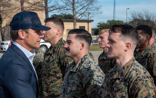 SECWAR Visits NAS JRB Fort Worth